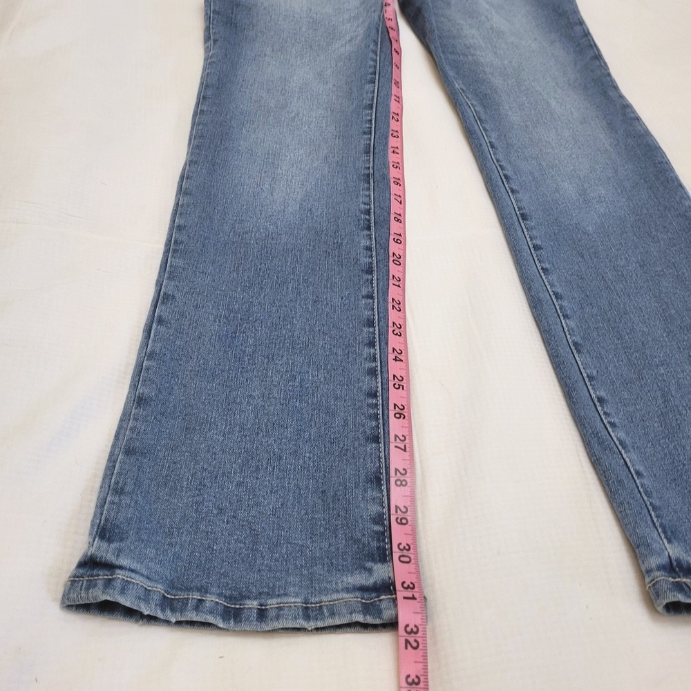 NWT Express Mid Rise Medium Wash Bootcut Stretch Classic Jeans 12 - Picture 11 of 11
